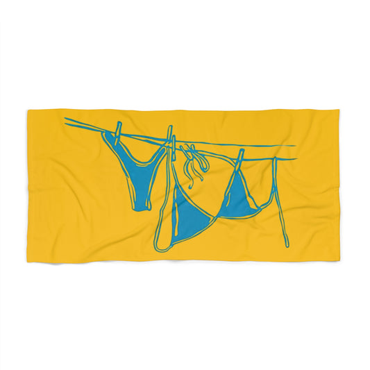 Summertime | Bikini Clothesline Beach Towel