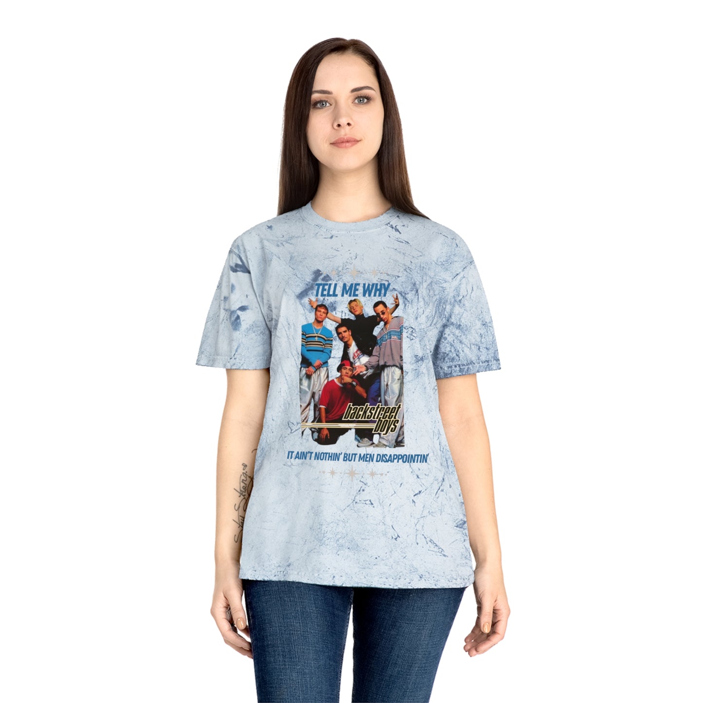 Backstreet Boys Tell Me Why | BSB 2000s Color Blast T-Shirt