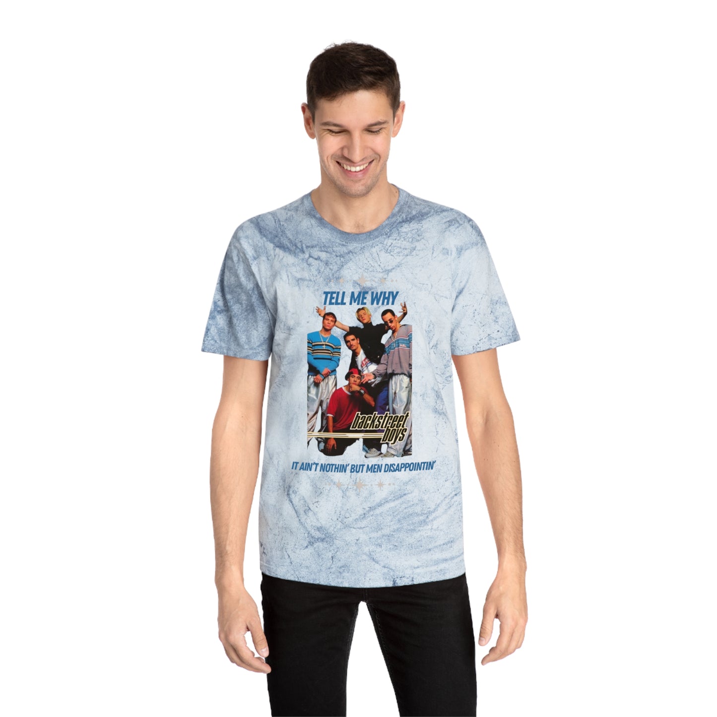 Backstreet Boys Tell Me Why | BSB 2000s Color Blast T-Shirt